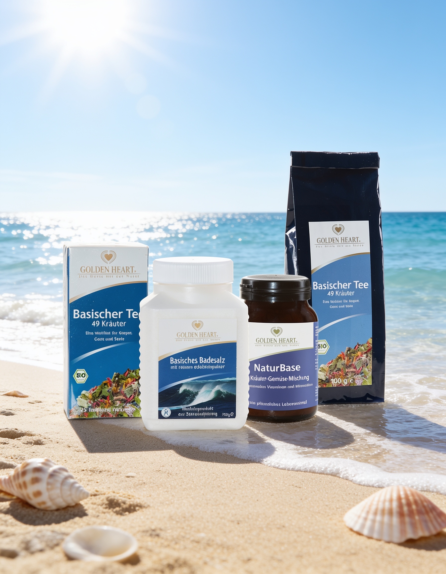 Biologische und hochwerige Basen Premium Produkte von Golden Heart